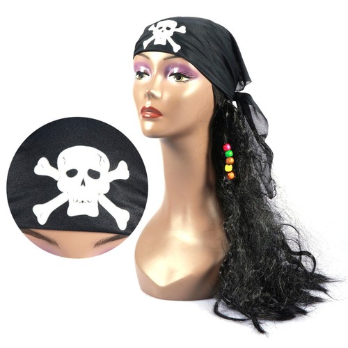 Pirate wig cosplay headwear - pirate,