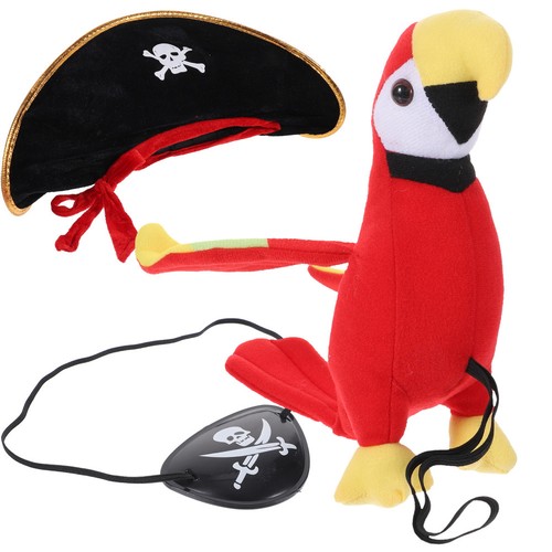 Parrot ornament pirate hat and - ornament,
