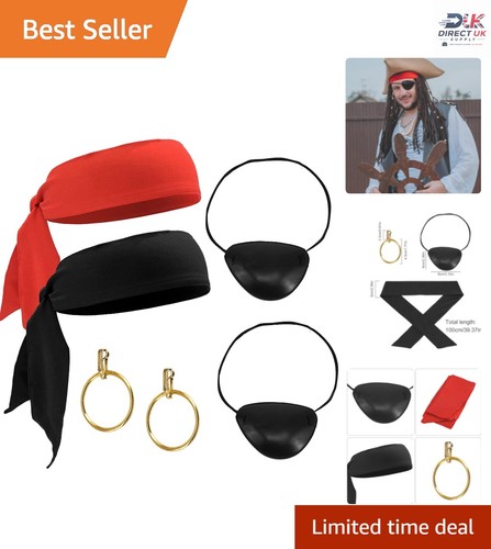 Pirate head scarf eye patches - eye,