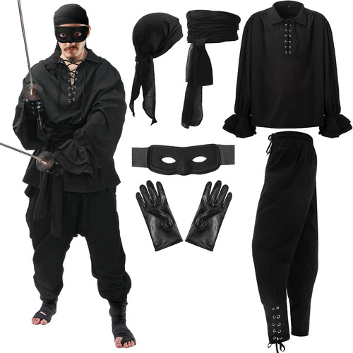 Men pirate costume - costume, with