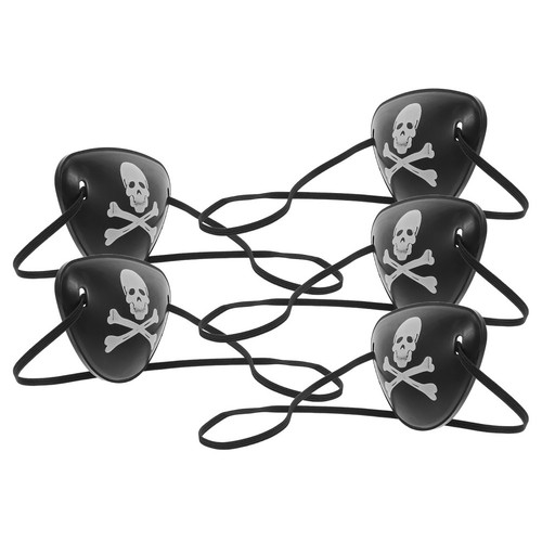 Durable 5pcs pirate eye patch - eye,